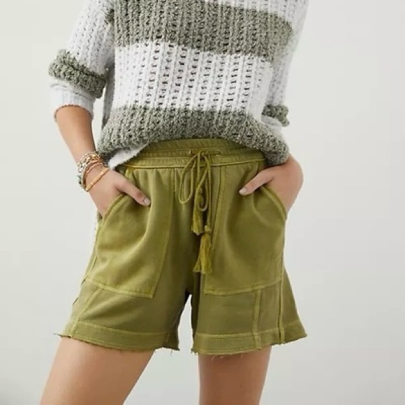 NWT Anthropologie Daily Practice Bermuda Lounge Shorts - Picture 1 of 5